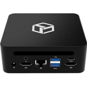 NTT System Mini-PC Qoobe AP1215U i3-1215U/16GB/SSD 512GB/Win 11 Pro schwarz (Intel Core i3-1215U, 16 GB, 512 GB, Intel UHD Graphics), PC, Zwart