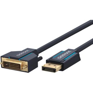 clicktronic DisplayPort - DVI (3 m, DVI, DisplayPort), Videokabel