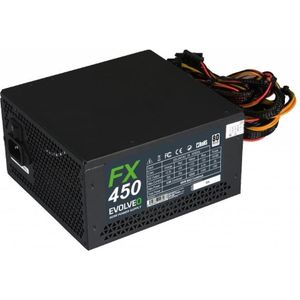 Evolveo FX 450 - PC Voeding - Zwart - 450W ATX - 80 PLUS Gold