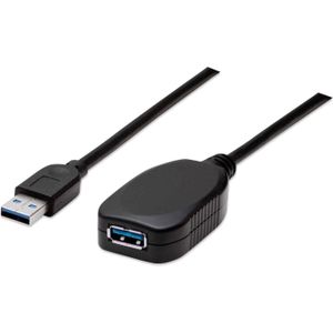 Manhattan USB 3.0 verlengkabel (5 m, USB 3.0), USB-kabel