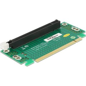 Delock Riser-kaart PCI Express x16 schuin 90° rechts inleggend, Accessoires voor moederborden