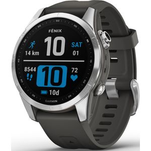 Garmin fenix 7S (42 mm, Roestvrij staal, Eén maat voor iedereen), Sporthorloges + Smartwatches