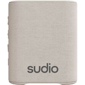 Sudio S2 Beige (Oplaadbare batterij), Bluetooth luidspreker, Beige