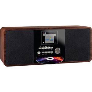 NABO DAB Pro hout internetradio met FM/DAB+ en CD, Radio