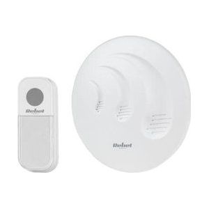 Draadloze Deurbel - Wit - Kunststof - Bereik 80 Meter
