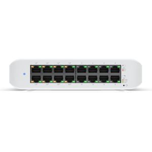 Ubiquiti UniFi Usw-16 Lite (16 ports), Netwerkschakelaar, Wit