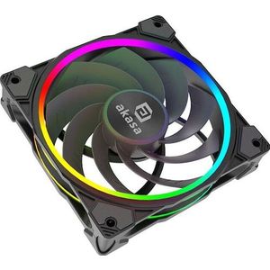 Akasa přídavný ventilátor SOHO AR12, achteruit (120 mm, 1 x), PC ventilator, Zwart