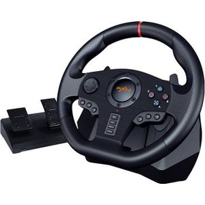 PXN Gaming Wheel PXN-V900 (PC / PS3 / PS4 / XBOX ONE / SWITCH) (Xbox One S, Xbox One X, PS4, Switch, PC, PS3), Controller, Zwart