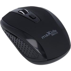 Maxlife MXHM-02 (Draadloze), Muis, Zwart