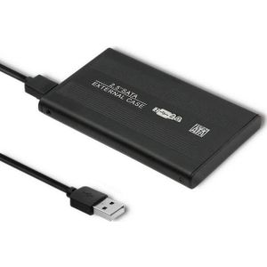 Qoltec - Behuizing van Zakaluminium - Harddisk Behuizing - Zwart