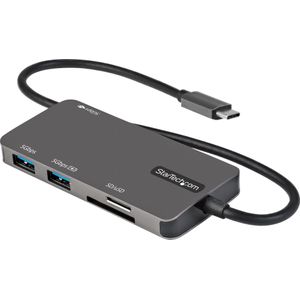 StarTech DKT30CHSDPD (USB-C, 2 Havens), Docking station + USB-hub, Grijs