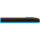 Adata UV128 - USB-stick - 256 GB - USB 3.2 Gen 1 (256 GB, USB-A), USB-stick, Zwart, Blauw