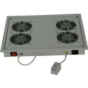 Triton Rack fan tray - met 4 ventilatoren, Accessoires voor serverkasten, Grijs