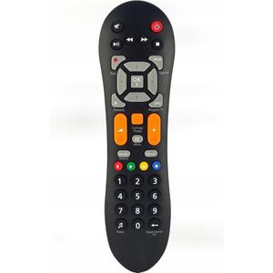 Lasmex Afstandsbediening voor HD7000/HD5000/ HD3000 zonder logo, oranje knoppen (Apparaat-specifieke afstandsbediening, Infrarood), Afstandsbediening, Oranje