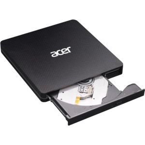 Acer draagbare cd/dvd schrijver externe dvd brander (DVD-brander), Optische drive, Zwart