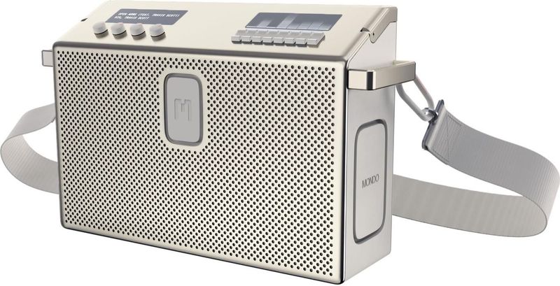 Mondo - Large Bluetooth Luidspreker - Beige - Oplaadbare Batterij