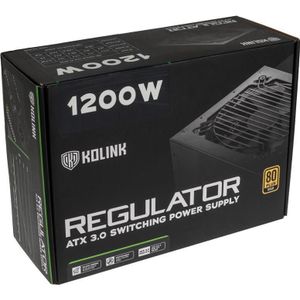 Kolink - Regulator - Voeding - Zwart - 1200 Watt - ATX 3.0