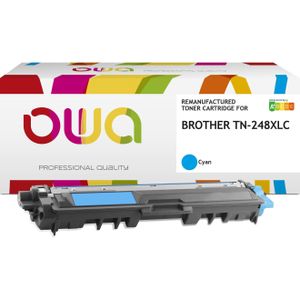 Armor OWA, Toner, OWA Armor toner compatibel met het systeem Brother TN-248XL C - 2300st - blauw/cyaan