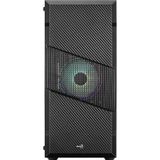 Midi-Toren - Zwart - PC Behuizing - Inclusief RGB-LED Ventilatoren