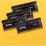 Kingston - FURY Impact - RAM - Zwart - 2 x 16GB - 3200 MHz - DDR4 SO-DIMM