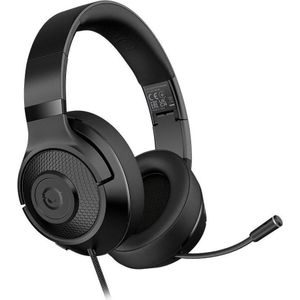 Lorgar Noah 101 Gaming Headset - Zwart - Intrekbare Microfoon