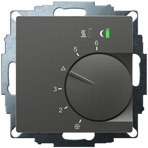 Eberle Controls Eberle UTE 2500-24-Anthracite-55 Inbouw kamerthermostaat 5 tot 30°C, Thermostaat, Wit