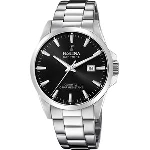 Festina, Horloge, Zwitsers fabrikaat, Zilver, (Analoog horloge, 41 mm)