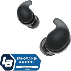 Sony LinkBuds passen (NC, 5.50 h, Draadloze), Koptelefoon, Zwart