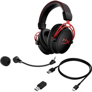 HyperX Wolk Alpha (Draadloze), Gaming headset, Zwart