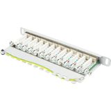 Good Connections - GC N0132 - Patchpaneel - Grijs - 12-poorts Cat. 6a, 10 Gigabit/s, 0,5 U, Staal