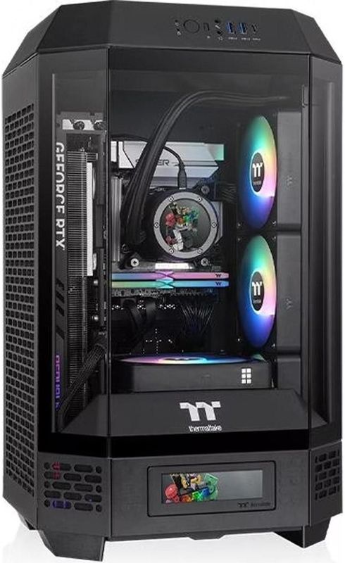 Thermaltake - The Tower 250 - Mini ITX Case - Zwart