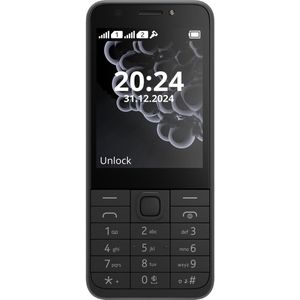 Nokia 230 (2024) (2.80", 2 Mpx, 2G), Sleutel mobiele telefoon, Zwart