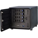 Intertech IPC SC-4100 - Mini-ITX - PC-behuizing - Zwart - Zonder Voeding