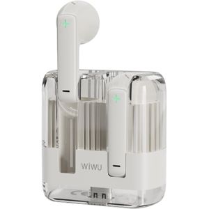 Wiwu Bluetooth-oortelefoon T21 TWS wit (Draadloze), Koptelefoon, Wit