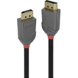 Lindy DisplayPort 1.2 Kabel Anthra Line (10 m, DisplayPort), Videokabel