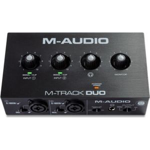 M-Audio M-Track Duo (USB), Audio-interface, Zwart