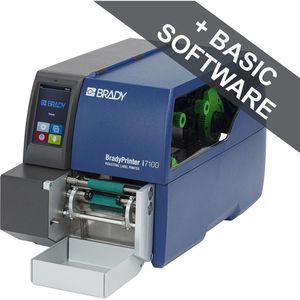 Brady BradyPrinter I7100-300-P-EU+VLA, thermische transferprinter, max. breedte 56 mm, 300 dpi, USB, Ser (300 dpi), Labelprinter