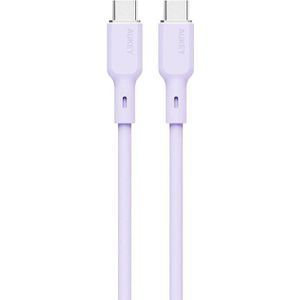 Aukey USB-C naar USB-C kabel Aukey CB-SCC101, 100W, 1m (lavendel) (1 m), USB-kabel