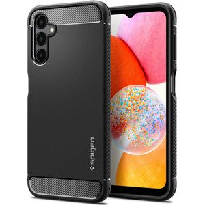 Spigen Rugged Armor - Hoesje voor Samsung Galaxy A14 4G/LTE (Czarny) (Galaxy A14 5G), Smartphonehoes, Zwart