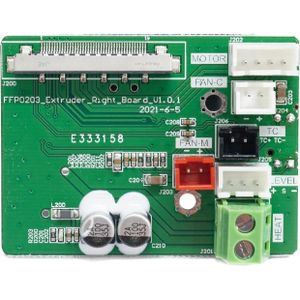 FlashForge C3P Extruder Adapter Board R Accessoires (Reserveonderdeel), 3D printer accessoires