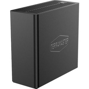 Terramaster D4 SSD 4bay All SSD Gehäuse,USB4,40Gbps,Diskless (2.5"), Harddisk behuizing, Zwart