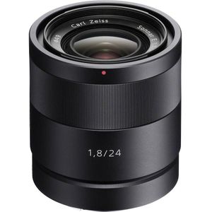 Sony E 24mm f/1.8 ZA Zeiss Sonnar T* (Sony E, APS-C / DX), Objectief, Zwart