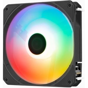 AeroCool Set of 3 Fans Link 3-Pack 120mm Black aRGB Lighting (120 mm, 3 x), PC ventilator, Zwart