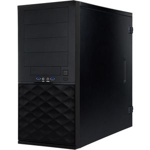 In Win PE052 Torenwerkstation met voetstuk Zwart (ATX, E-ATX), PC-behuizing