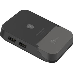 j5Create - JCD620 - Mini Docking Station - Zwart - HDMI tot 1080p, Gigabit Ethernet, USB-C Power Delivery