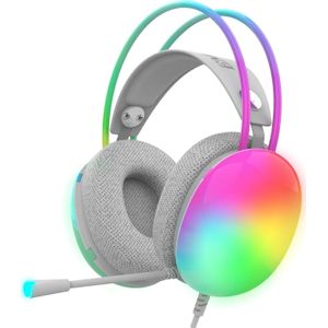 BasicTeQ INCA Gaming Headset - USB - RGB LED - Groen