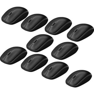 Logitech B100 - Optische Muis - Zwart - Bedraad - 10-pak