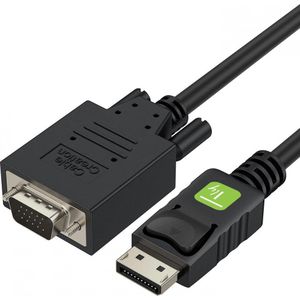Techly DisplayPort - VGA (1.80 m, DisplayPort, VGA), Videokabel
