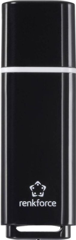Renkforce RF-USBS-200 USB-stick Retail 32 GB Zwart RF-6684356 USB 2.0