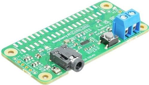 Raspberry Pi - IQaudio Codec Zero - Geluidskaart - Raspberry Pi